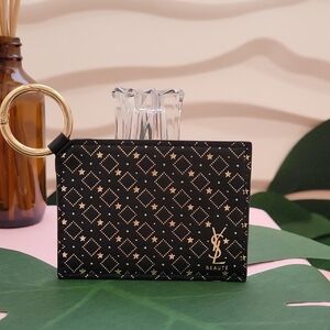 🔥YSL🔥Black and Gold Key Holder